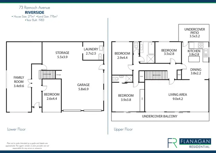 Floorplan of Homely house listing, 73 Rannoch Avenue, Riverside TAS 7250