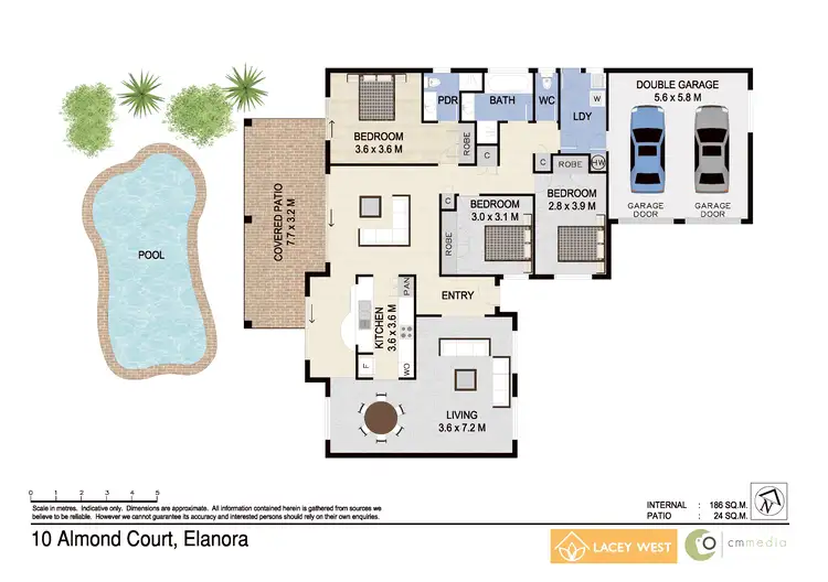 Floorplan of Homely house listing, 10 Almond Court, Elanora QLD 4221