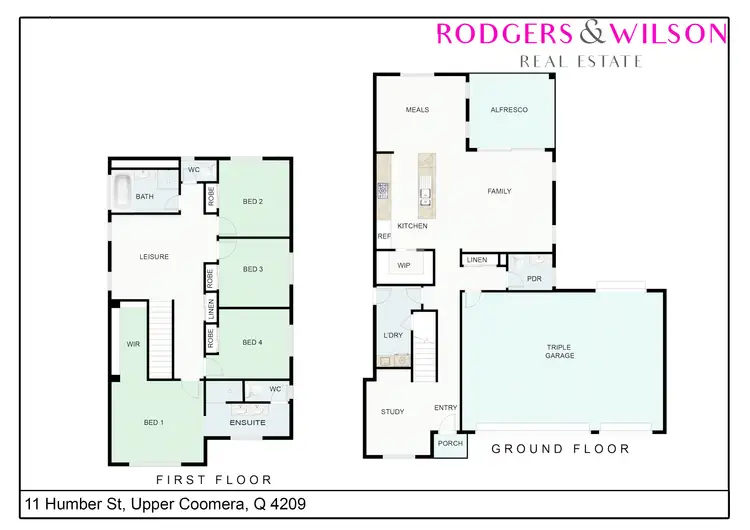 Floorplan of Homely house listing, 11 Humber St, Upper Coomera QLD 4209