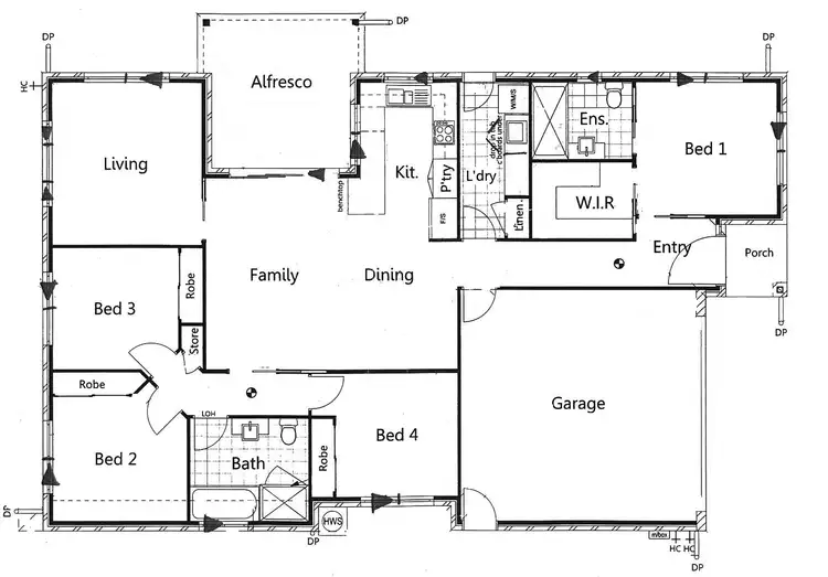 Floorplan of Homely house listing, 12 Carmac Avenue, Port Macquarie NSW 2444