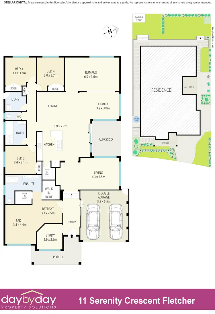 Floorplan of Homely house listing, 11 Serenity Cres, Fletcher NSW 2287
