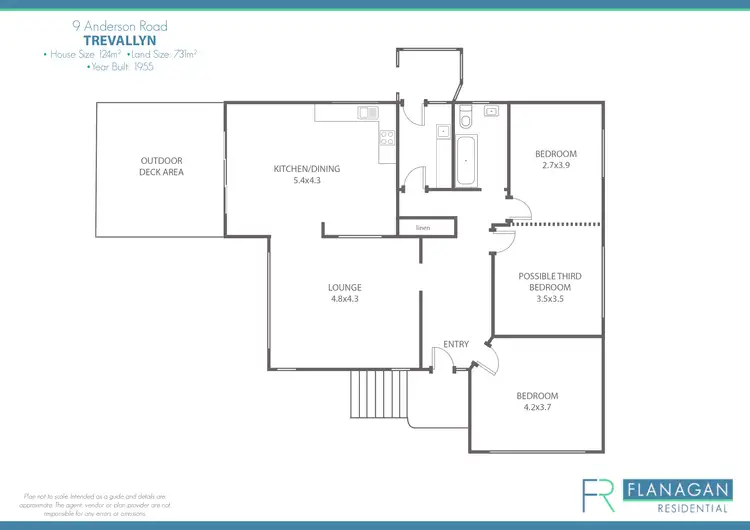 Floorplan of Homely house listing, 9 Anderson Rd, Trevallyn TAS 7250
