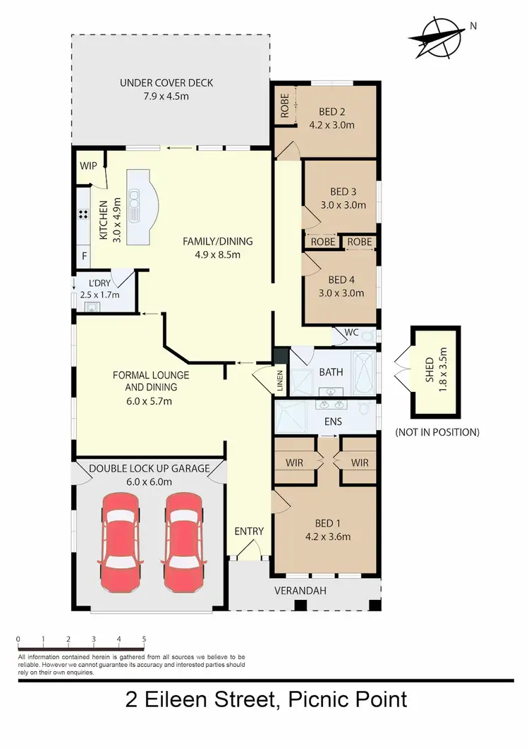 Floorplan of Homely house listing, 2 Eileen St, Picnic Point NSW 2213