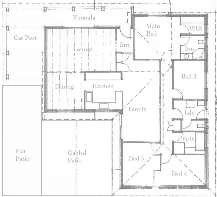 Floorplan of Homely house listing, 36 Timperley Rd, South Bunbury WA 6230