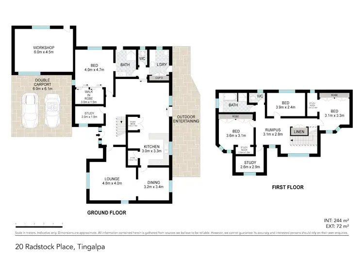 Floorplan of Homely house listing, 20 Radstock Place, Tingalpa QLD 4173