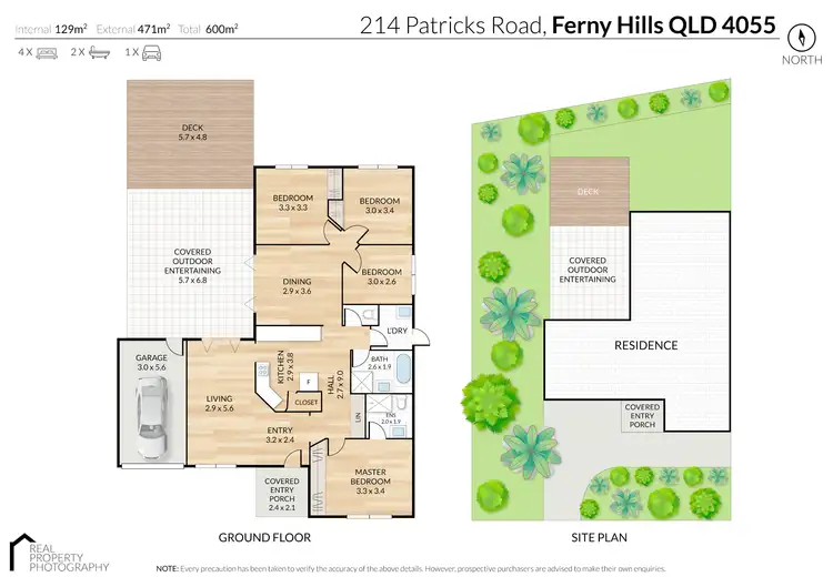 Floorplan of Homely house listing, 214 Patricks Rd, Ferny Hills QLD 4055