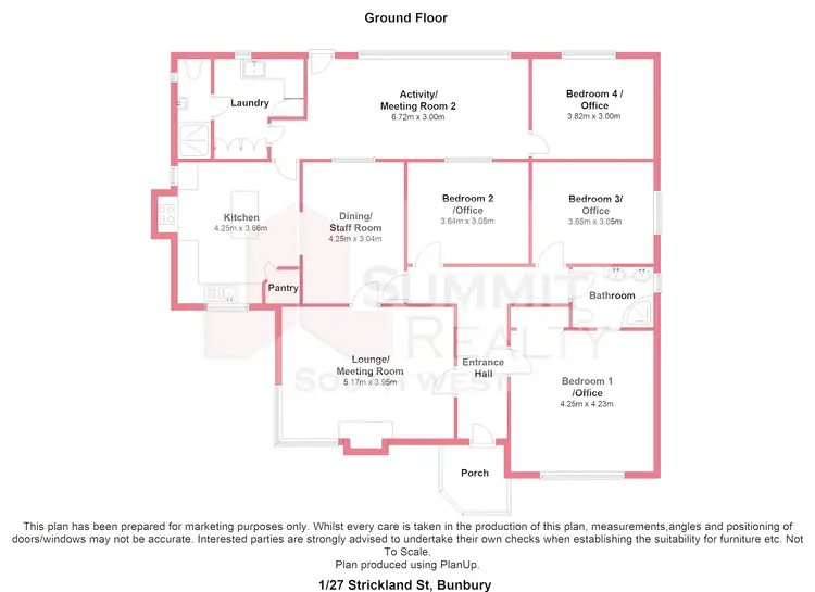 Floorplan of Homely house listing, 1/27 Strickland Street, South Bunbury WA 6230
