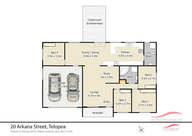 Floorplan of Homely house listing, 20 Arkana St, Telopea NSW 2117