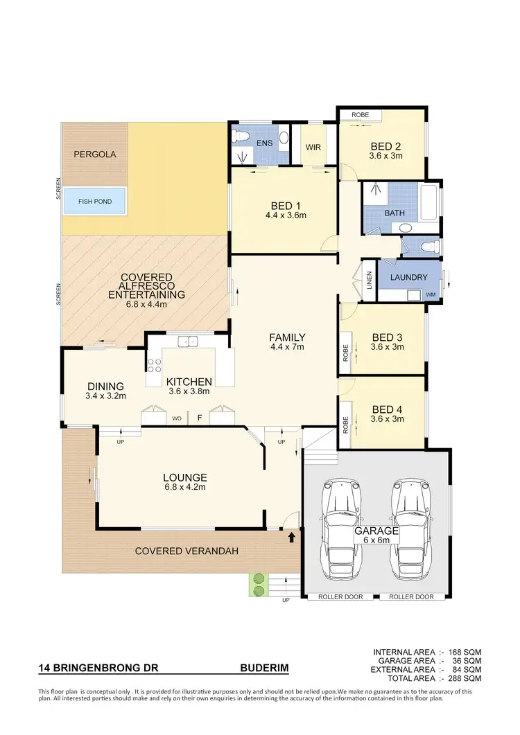 Floorplan of Homely house listing, 14 Bringenbrong Dr, Buderim QLD 4556