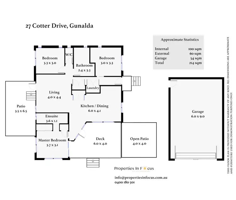 Floorplan of Homely house listing, 27 Cotter Dr, Gunalda QLD 4570