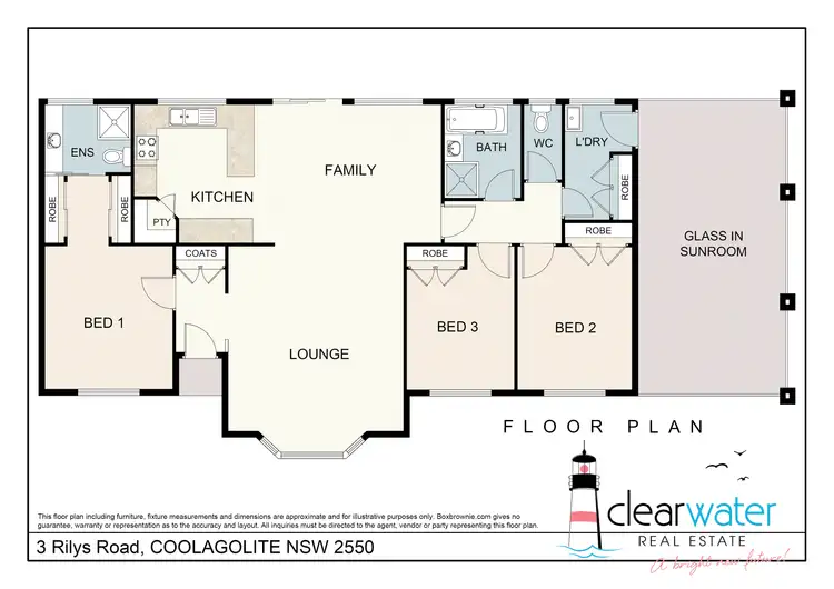 Floorplan of Homely house listing, 3 Rilys Rd, Coolagolite NSW 2550