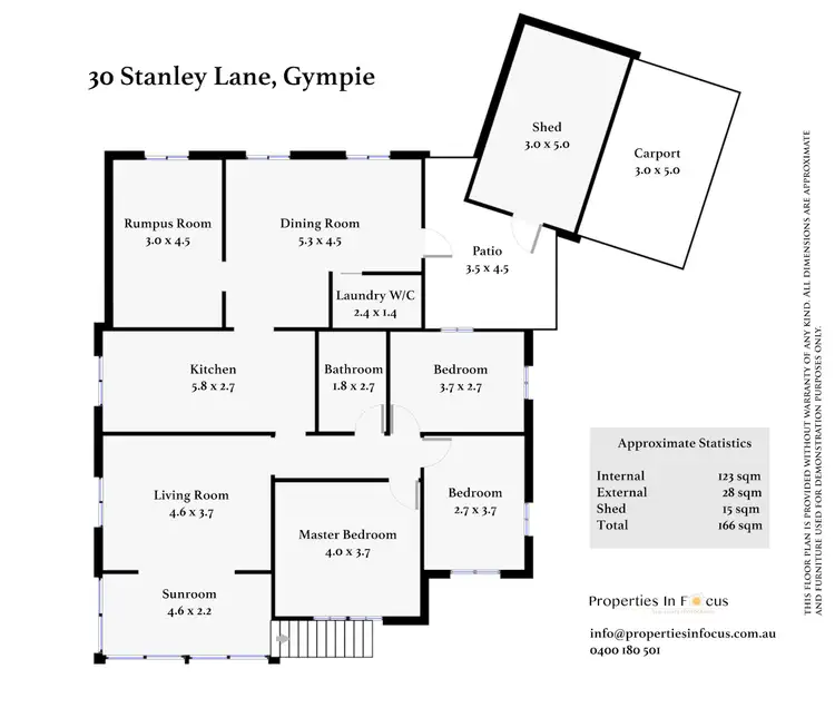 Floorplan of Homely house listing, 30 Stanley Lane, Gympie QLD 4570