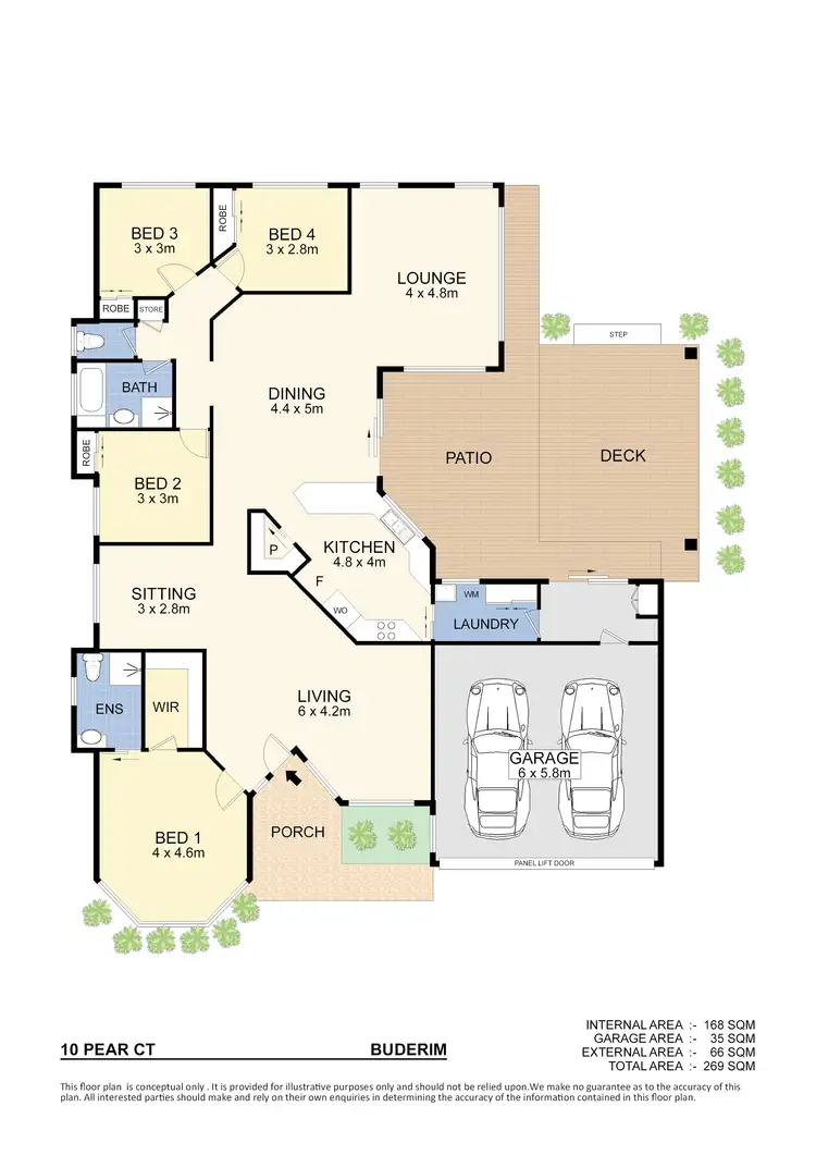 Floorplan of Homely house listing, 10 Pear Ct, Buderim QLD 4556