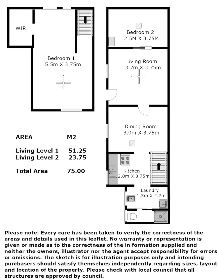 Floorplan of Homely house listing, 242A Gilbert St, Adelaide SA 5000