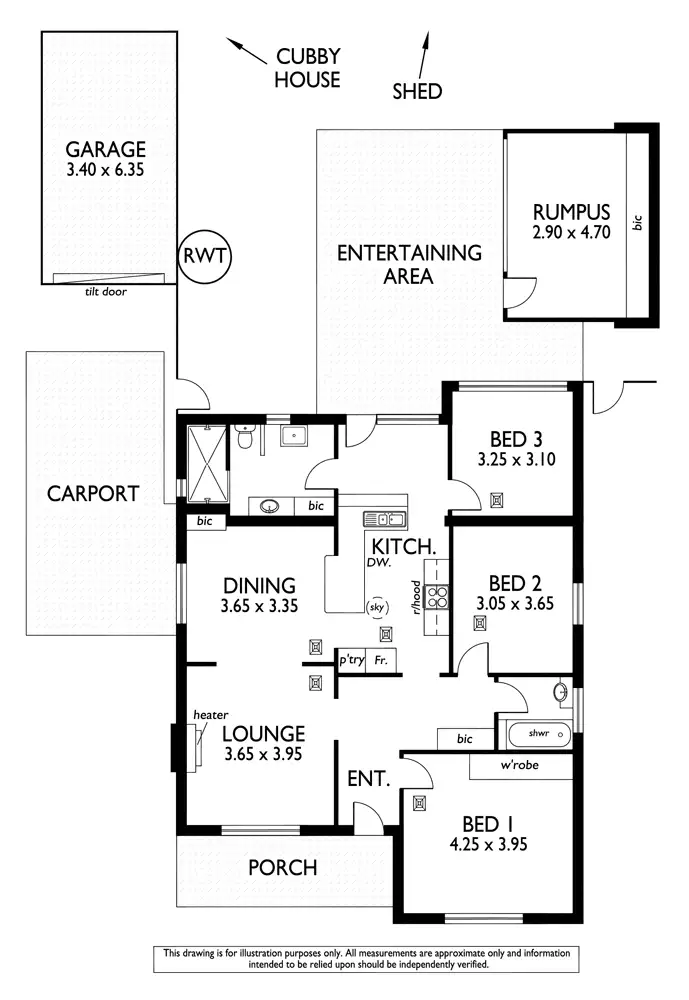 Floorplan of Homely house listing, 24 Kimber Tce, Kurralta Park SA 5037