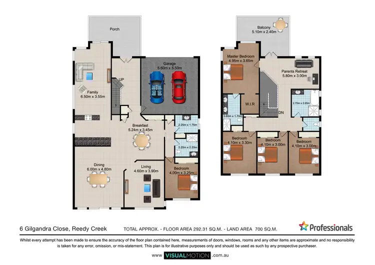Floorplan of Homely house listing, 6 Gilgandra Close, Reedy Creek QLD 4227