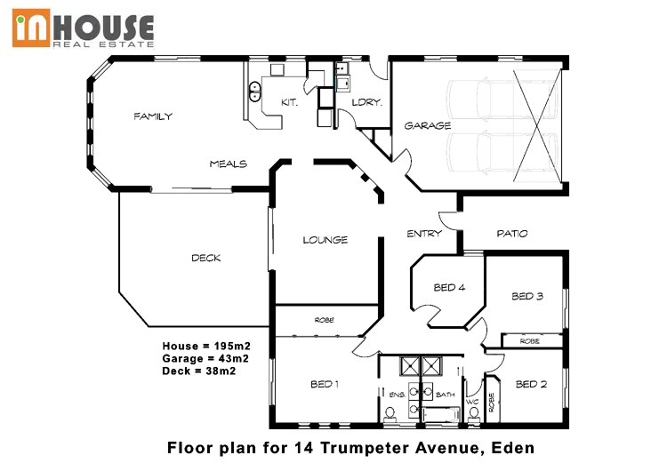 Floorplan of Homely house listing, 14 Trumpeter Avenue, Eden NSW 2551