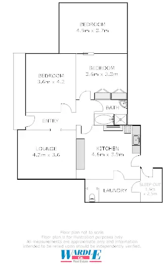 Floorplan of Homely house listing, 2 Hope St, Redhill SA 5521