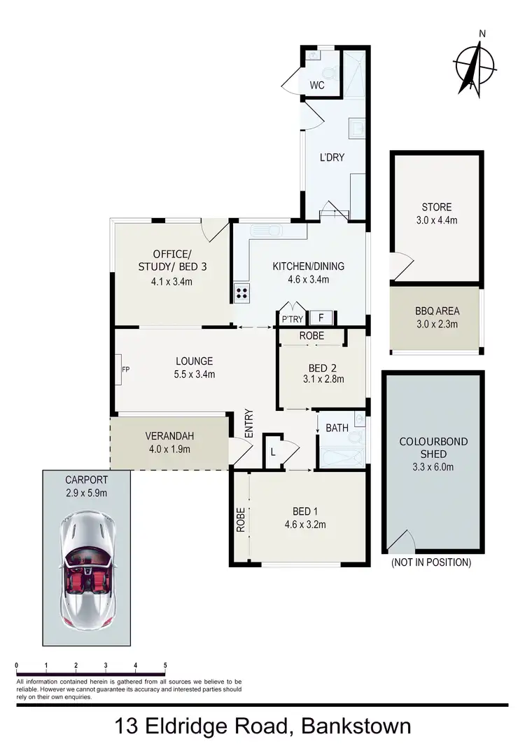 Floorplan of Homely house listing, 13 Eldridge Rd, Bankstown NSW 2200