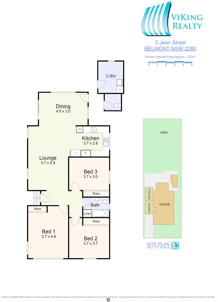 Floorplan of Homely house listing, 5 Jean Street, Belmont NSW 2280
