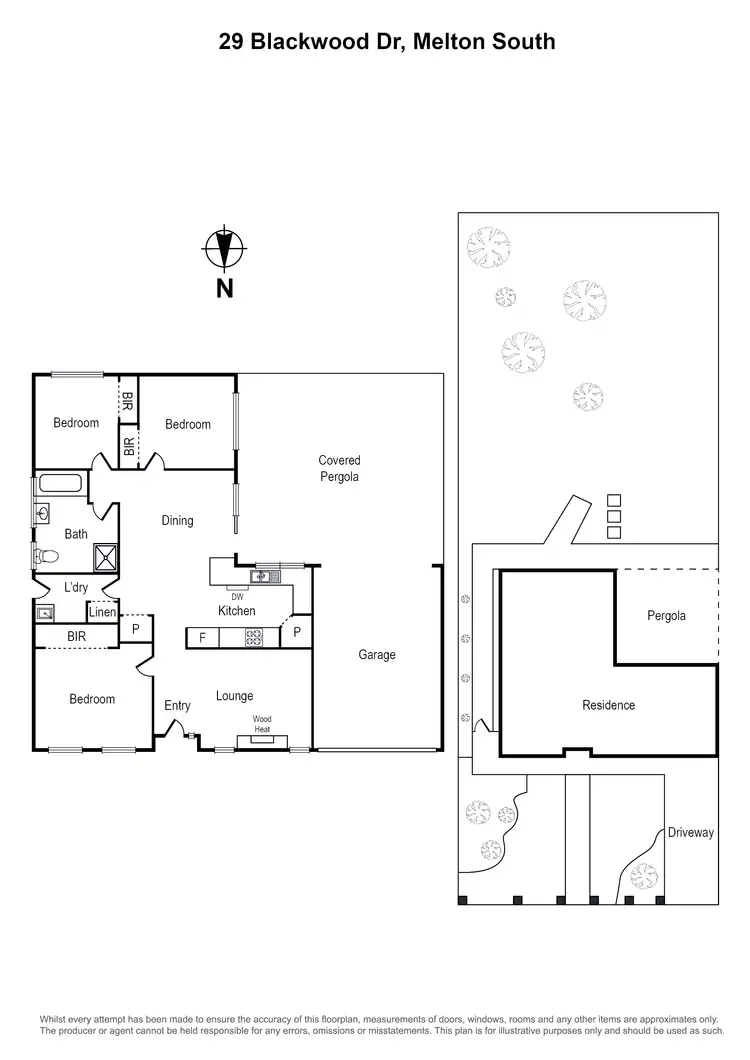Floorplan of Homely house listing, 29 Blackwood Dr, Melton South VIC 3338