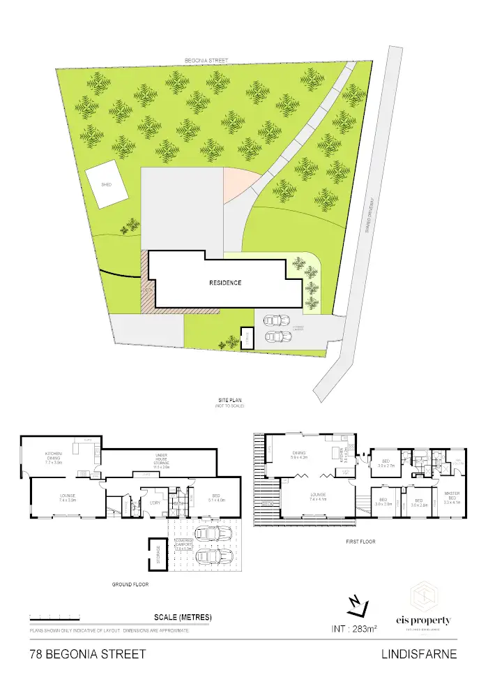 Floorplan of Homely house listing, 78 Begonia St, Lindisfarne TAS 7015