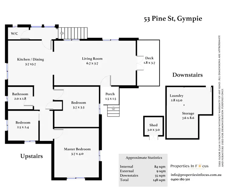 Floorplan of Homely house listing, 53 Pine Street, Gympie QLD 4570