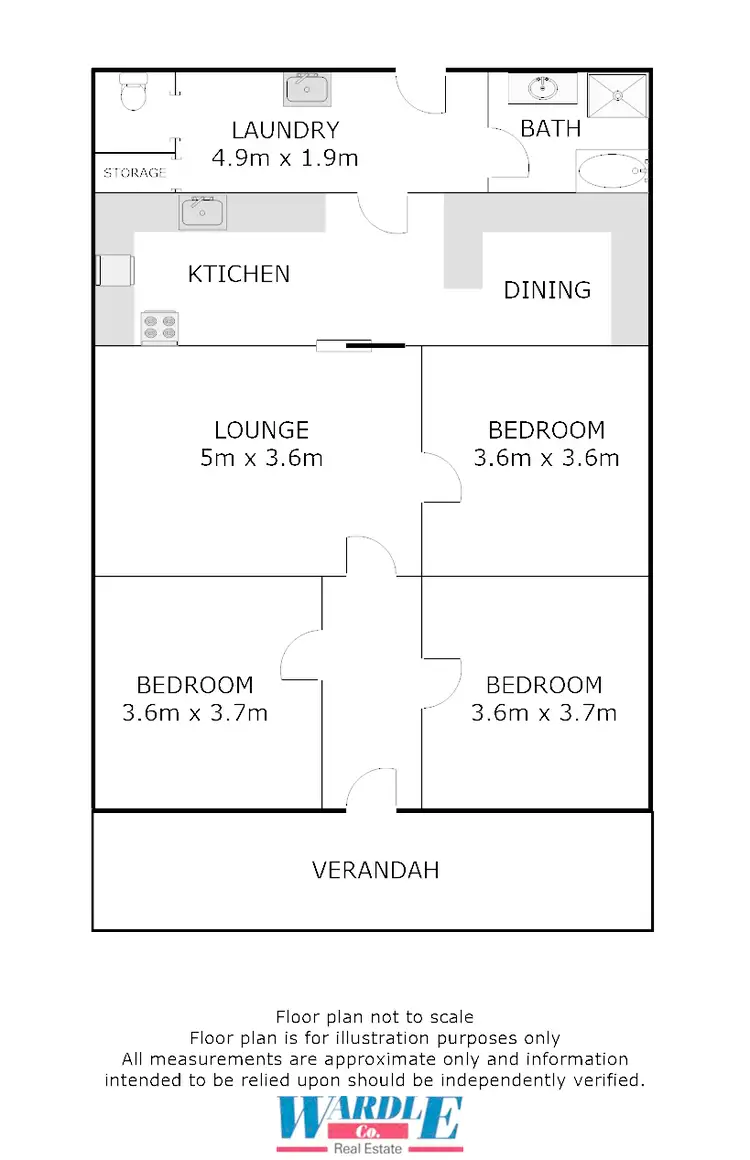 Floorplan of Homely house listing, 53 Three Chain Road, Port Pirie SA 5540