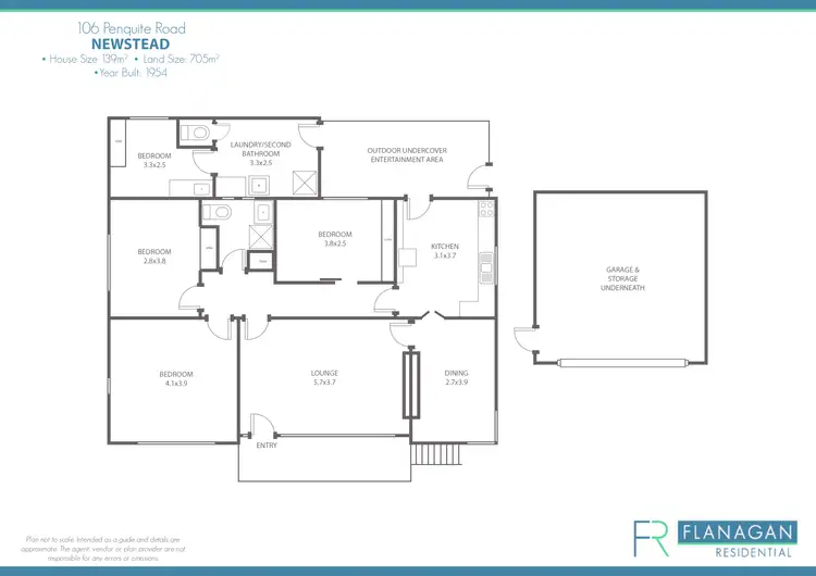 Floorplan of Homely house listing, 106 Penquite Rd, Newstead TAS 7250
