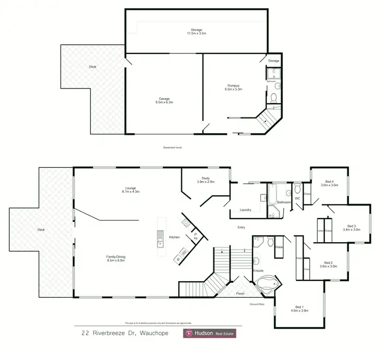 Floorplan of Homely house listing, 22 Riverbreeze Drive, Wauchope NSW 2446