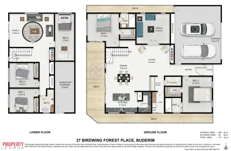 Floorplan of Homely house listing, 27 Birdwing Forest Pl, Buderim QLD 4556