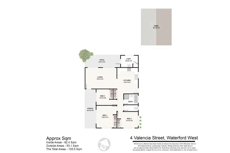 Floorplan of Homely house listing, 4 Valencia St, Loganlea QLD 4131