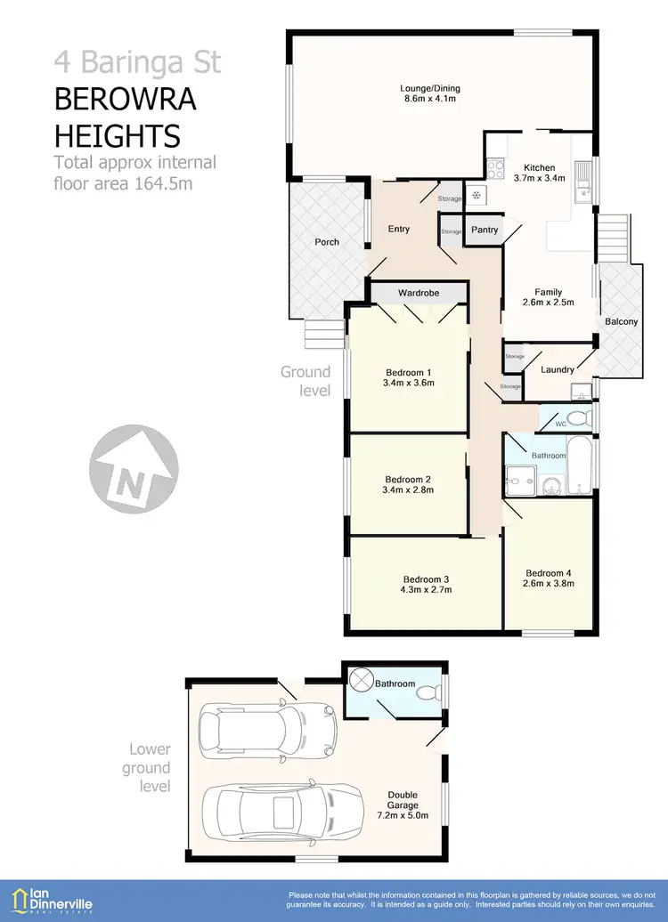 Floorplan of Homely house listing, 4 Baringa Street, Berowra Heights NSW 2082
