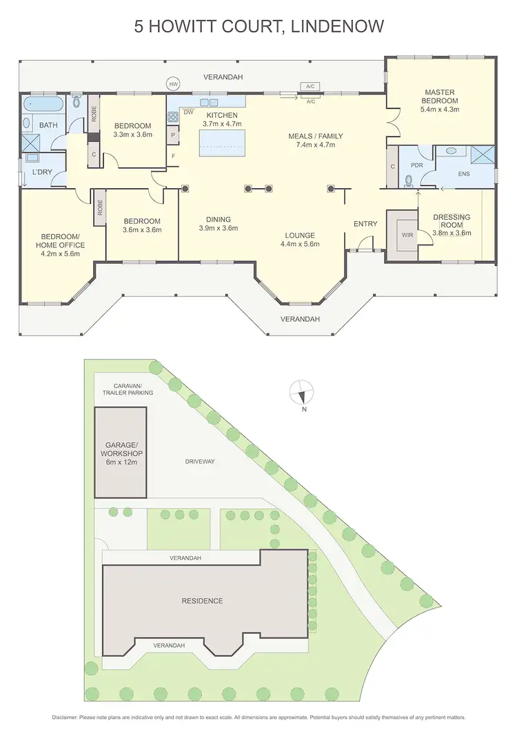Floorplan of Homely house listing, 5 Howitt Ct, Lindenow VIC 3865