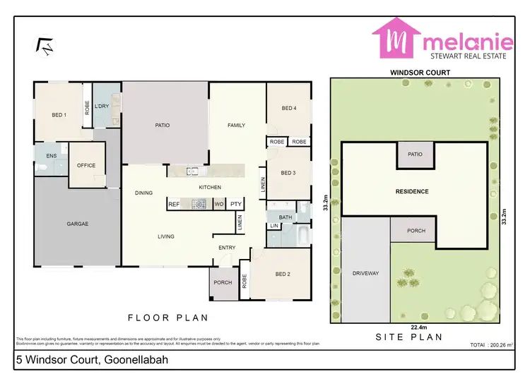 Floorplan of Homely house listing, 5 Windsor Ct, Goonellabah NSW 2480