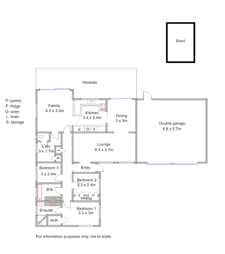 Floorplan of Homely house listing, 61 Faithfull St, Benalla VIC 3672