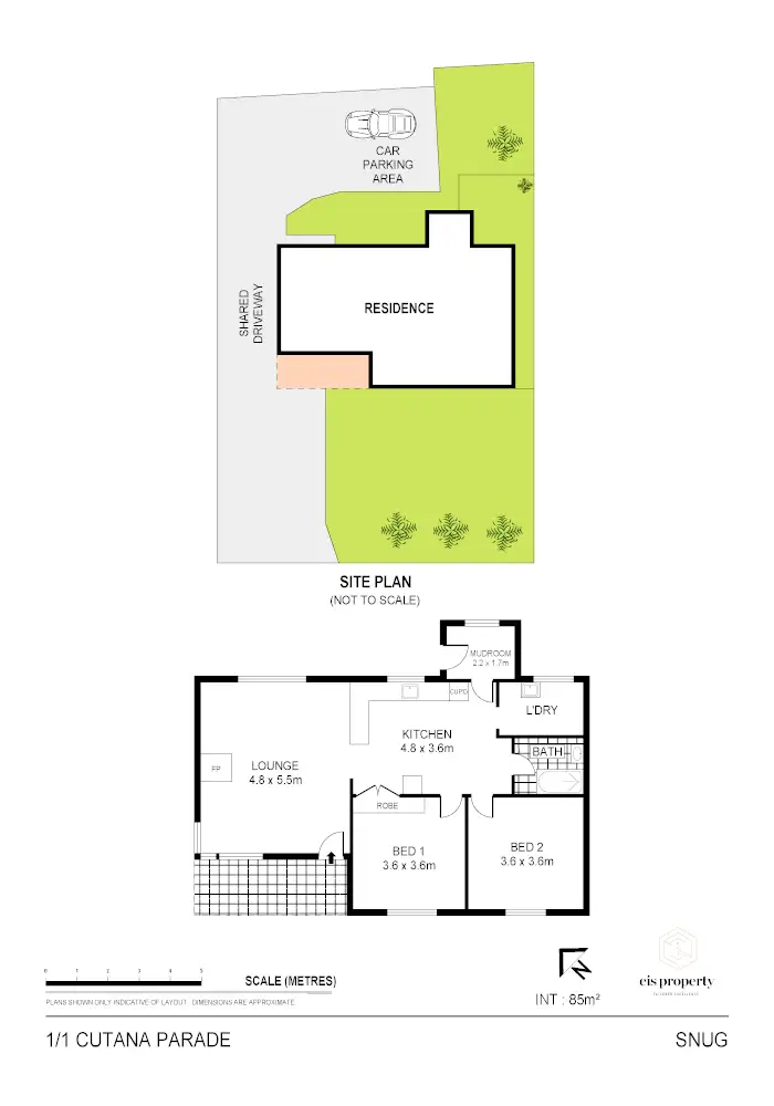 Floorplan of Homely house listing, 1/1 Cutana Pde, Snug TAS 7054