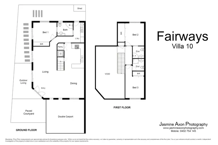 Floorplan of Homely unit listing, 10 'Fairways' 53 Nautilus Street, Port Douglas QLD 4877