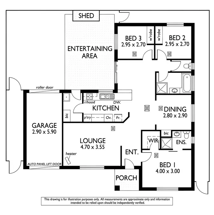 Floorplan of Homely house listing, 34 Allchurch Ave, North Plympton SA 5037