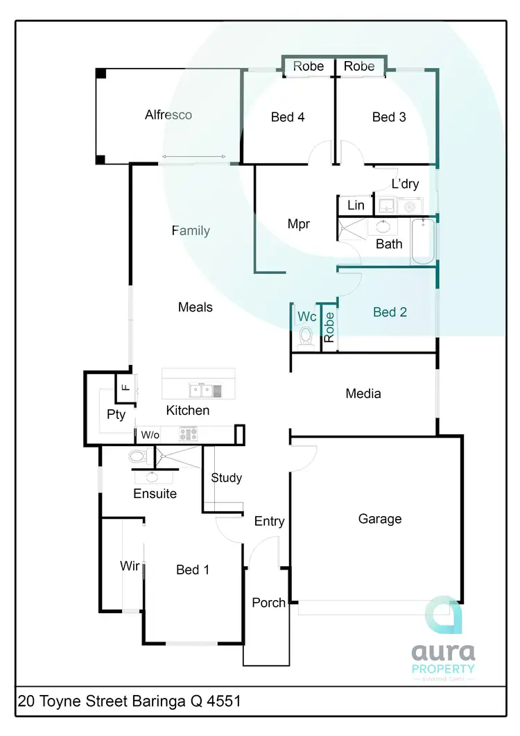 Floorplan of Homely house listing, 20 Toyne St, Caloundra West QLD 4551