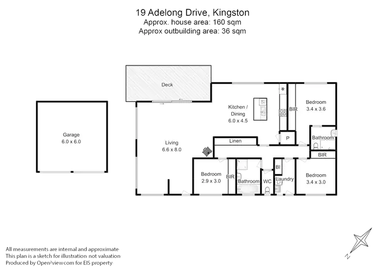 Floorplan of Homely house listing, 19 Adelong Dr, Kingston TAS 7050