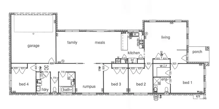 Floorplan of Homely house listing, 32 Grandvista Bvd, Werribee VIC 3030
