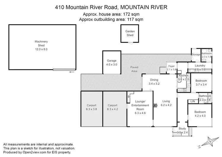 Floorplan of Homely house listing, 410 Mountain River Rd, Mountain River TAS 7109
