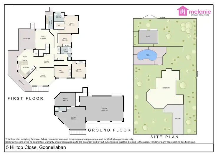 Floorplan of Homely house listing, 5 Hilltop Cl, Goonellabah NSW 2480