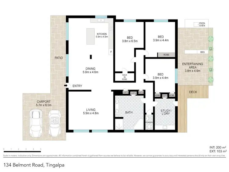 Floorplan of Homely house listing, 134 Belmont Road, Tingalpa QLD 4173