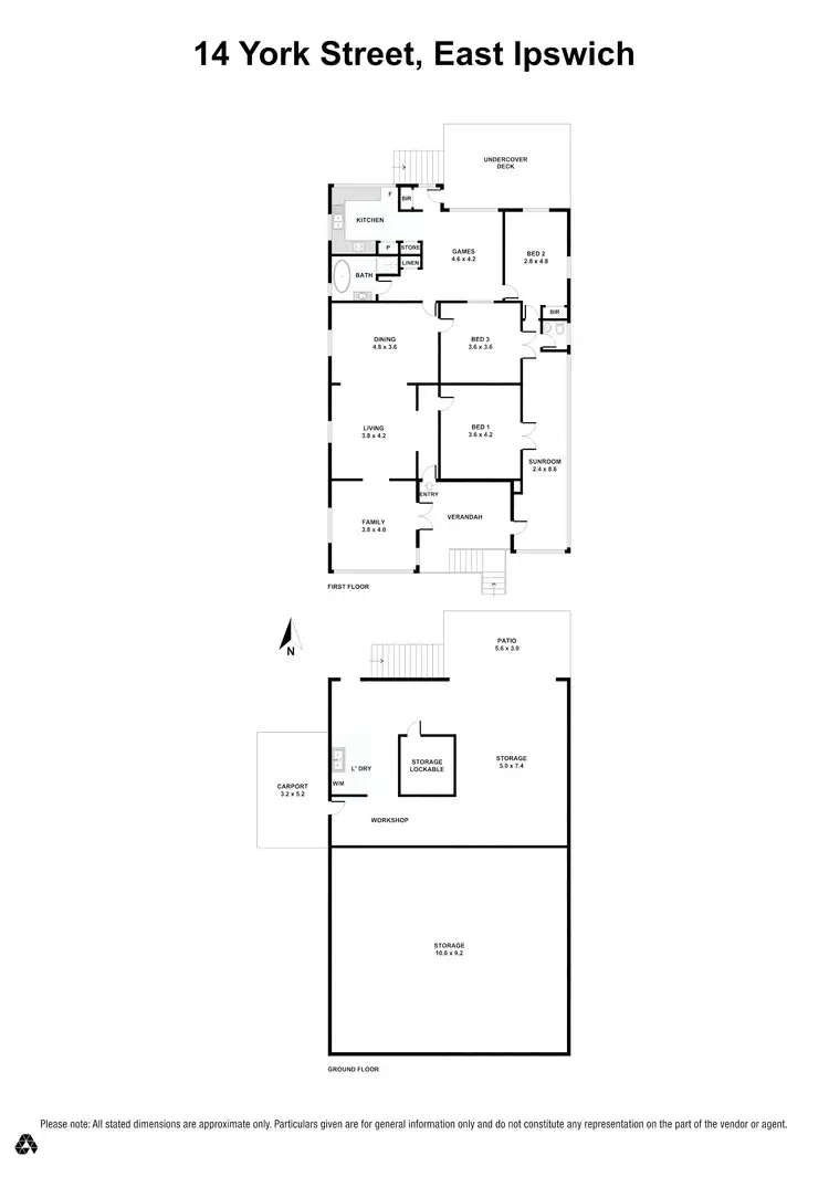 Floorplan of Homely house listing, 14 York St, East Ipswich QLD 4305