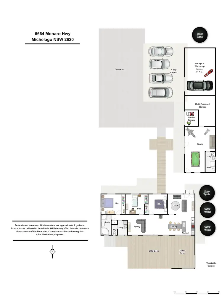 Floorplan of Homely house listing, 5664 Monaro Hwy, Michelago NSW 2620
