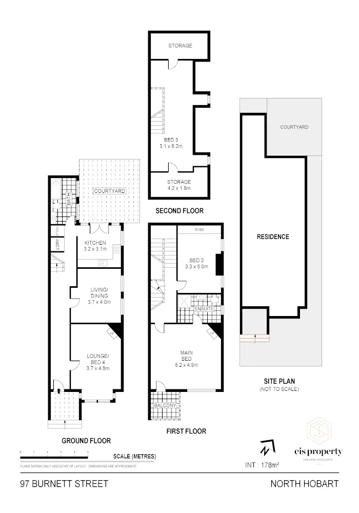 Floorplan of Homely house listing, 97 Burnett St, North Hobart TAS 7000
