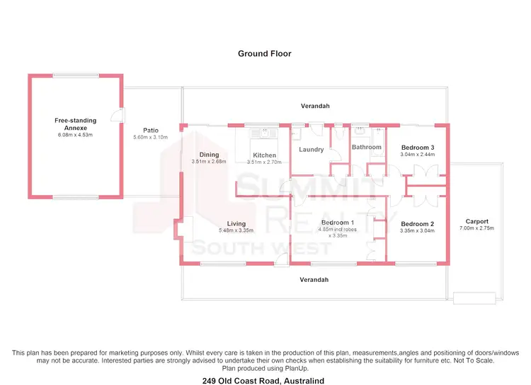 Floorplan of Homely house listing, 249 Old Coast Rd, Australind WA 6233