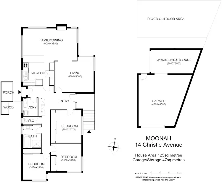 Floorplan of Homely house listing, 14 Christie Ave, Moonah TAS 7009
